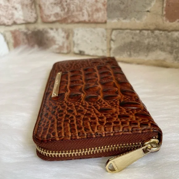 Brahmin Suri Melbourne Leather Zip-Around Wallet - Picture 3 of 12